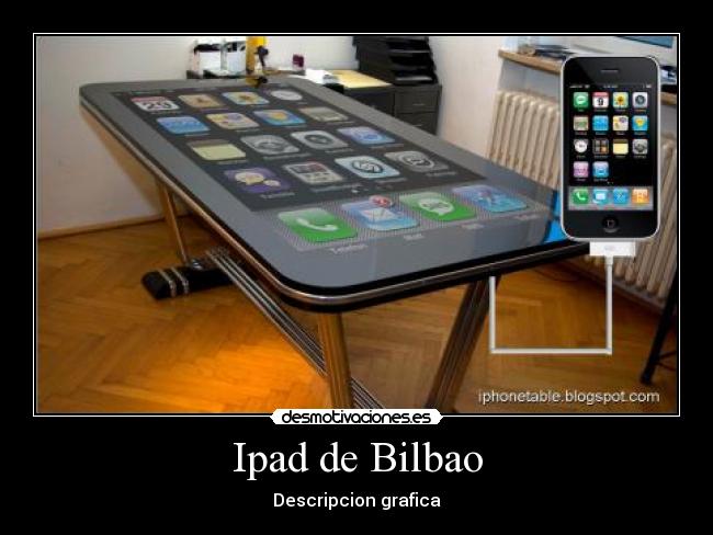 carteles ipad bilbao desmotivaciones