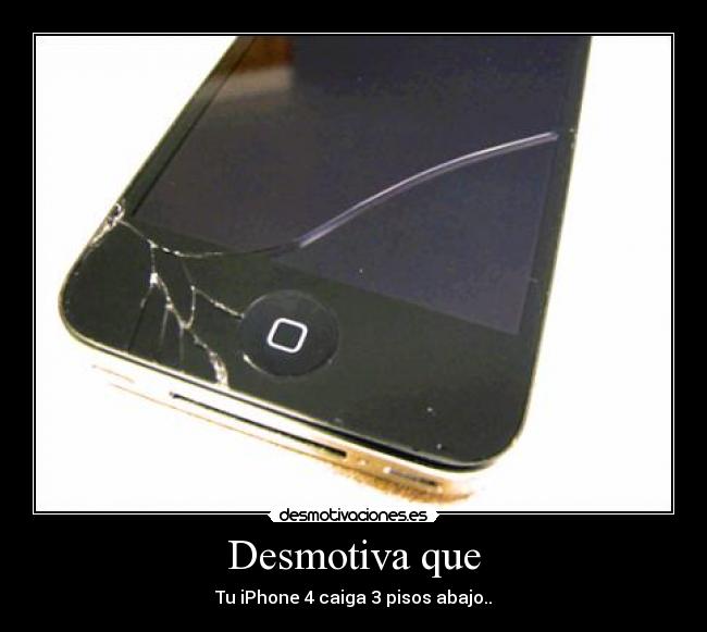 Desmotiva que -
