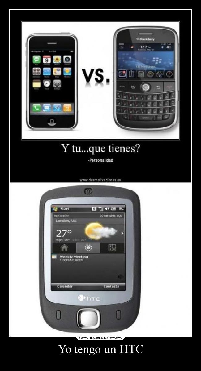Yo tengo un HTC -