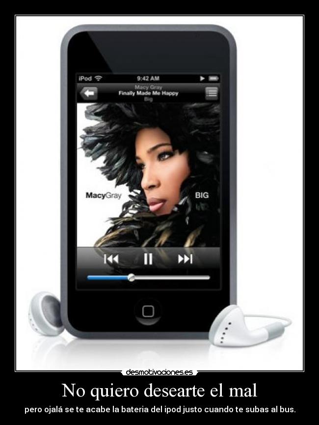 No quiero desearte el mal -