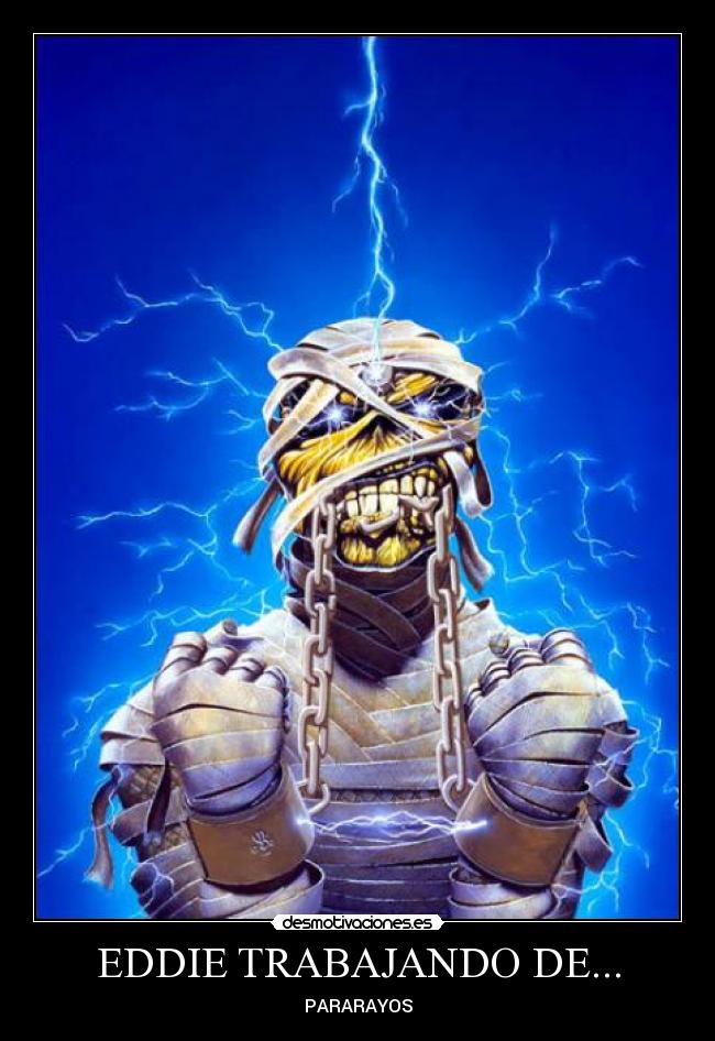EDDIE TRABAJANDO DE... - PARARAYOS