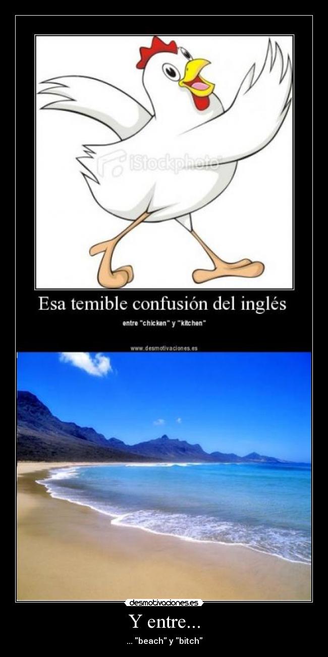 Y entre... - ... beach y bitch