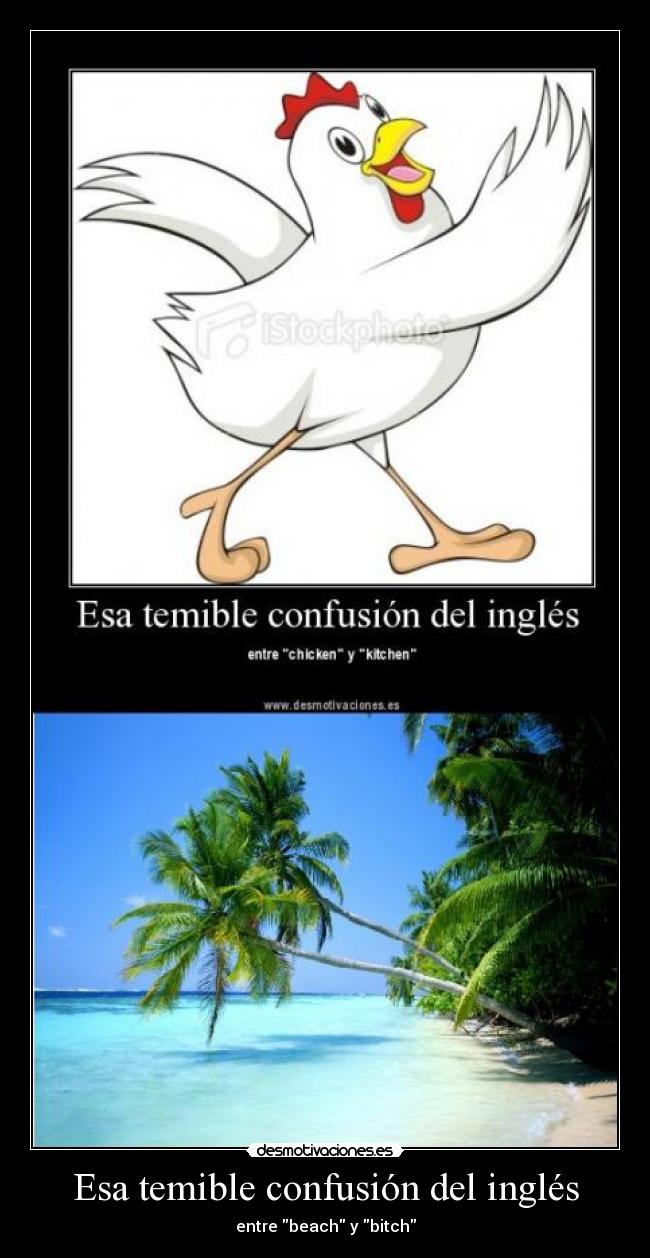 Esa temible confusión del inglés - 