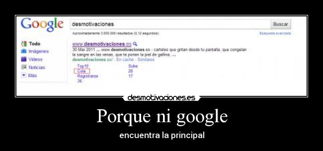 Porque ni google -