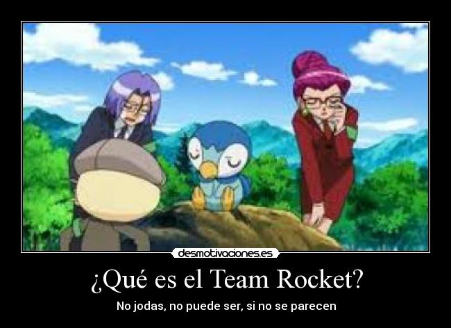¿Qué es el Team Rocket? -