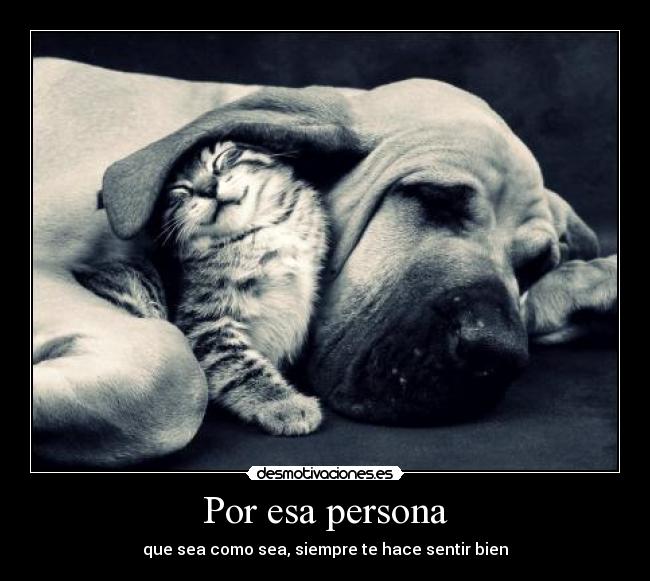 Por esa persona -