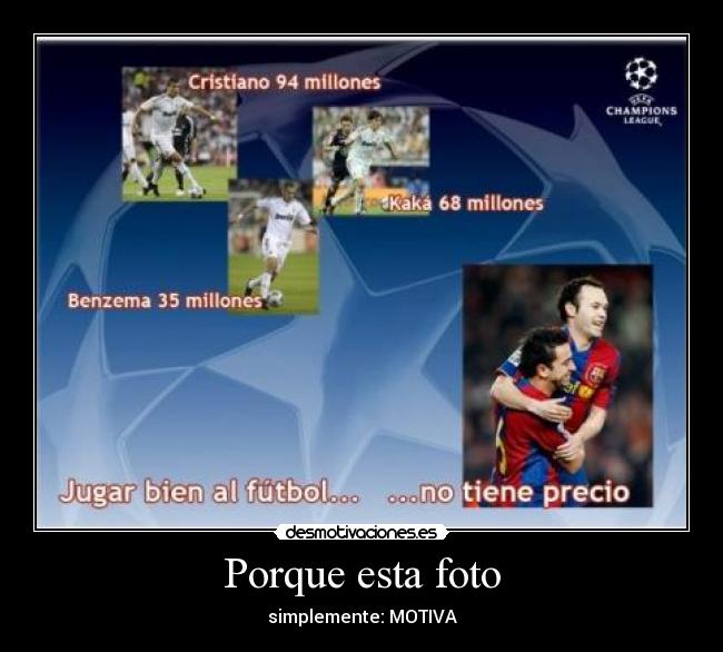 Porque esta foto - simplemente: MOTIVA