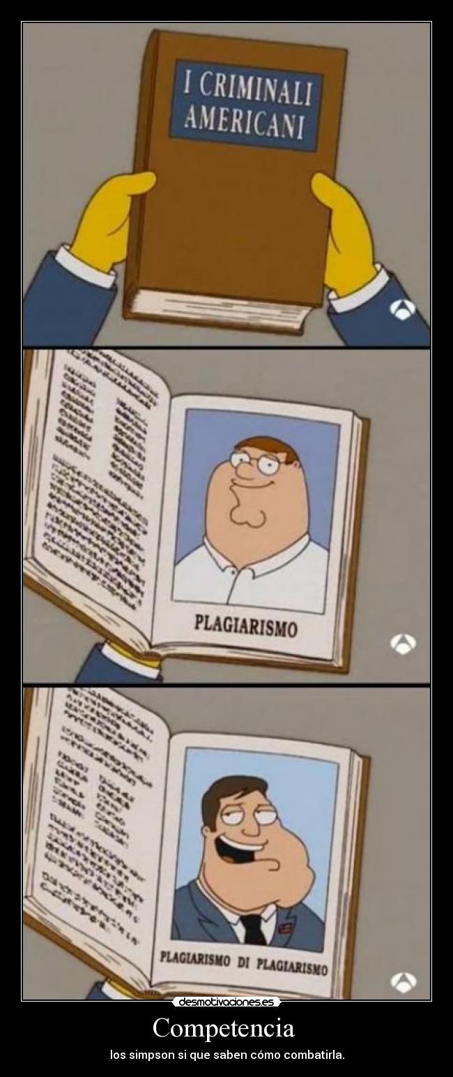 Competencia  - los simpson si que saben cómo combatirla.