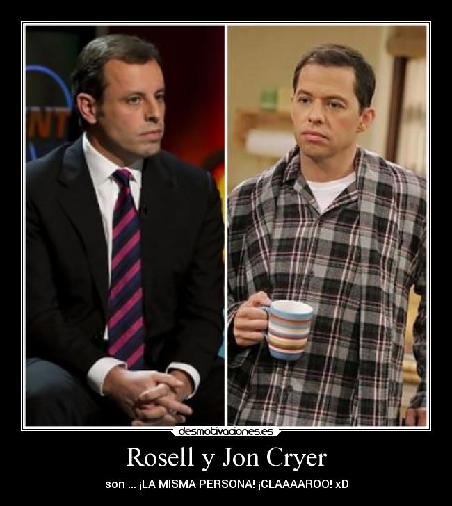 Rosell y Jon Cryer -