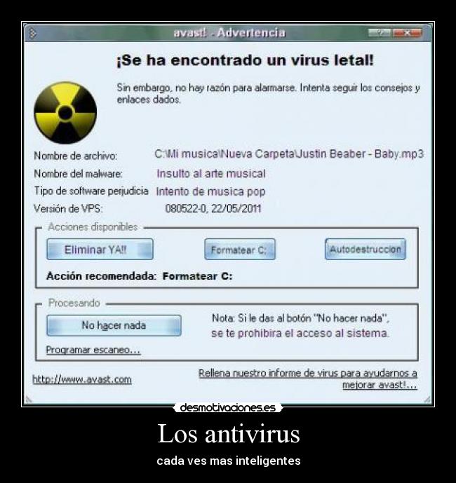 Los antivirus -