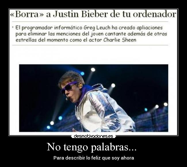 No tengo palabras...  - 