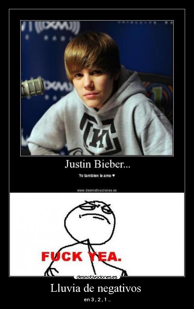 Lluvia de negativos  - en 3 , 2 , 1 ..