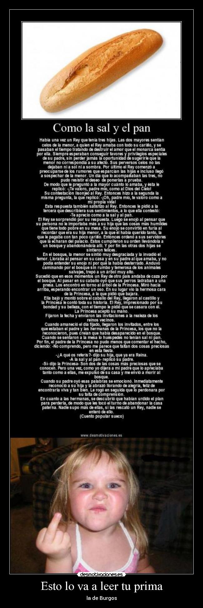 Esto lo va a leer tu prima -