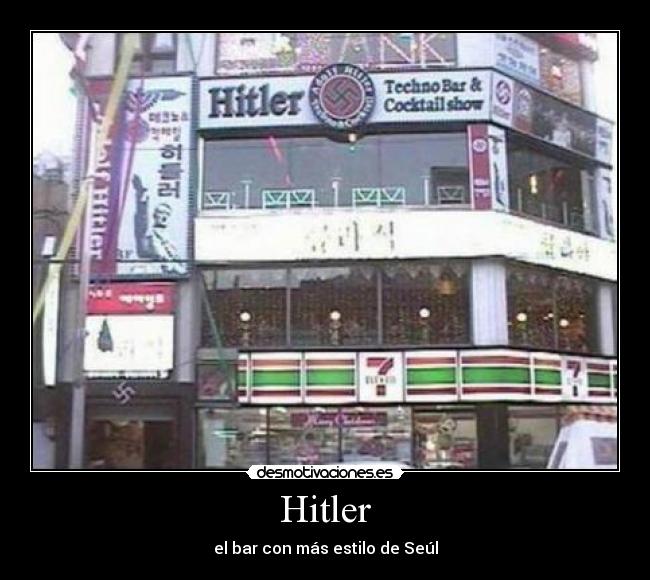 Hitler - el bar con más estilo de Seúl