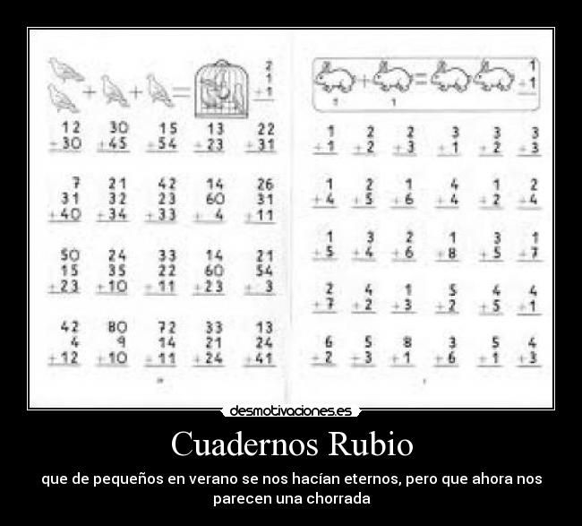 Cuadernos Rubio - 