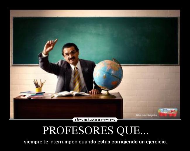 PROFESORES QUE... - 