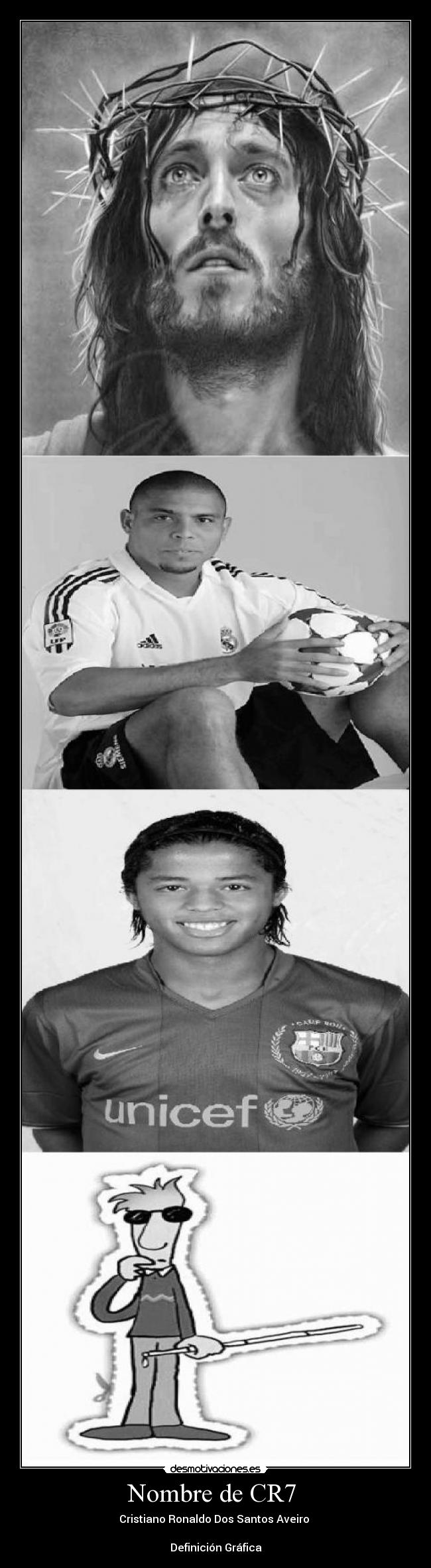 Nombre de CR7  - Cristiano Ronaldo Dos Santos Aveiro 

Definición Gráfica