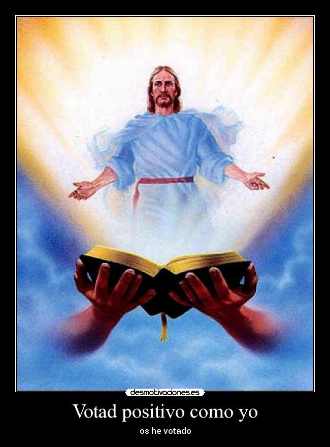 Votad positivo como yo - 