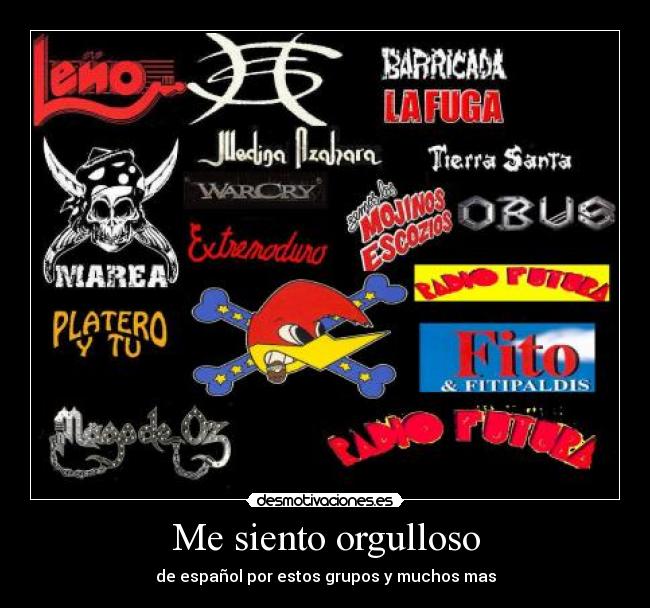 Me siento orgulloso -
