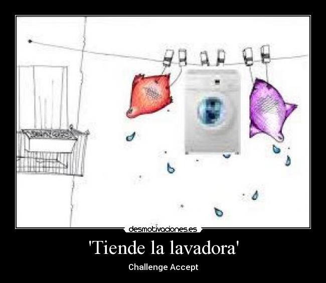Tiende la lavadora - 