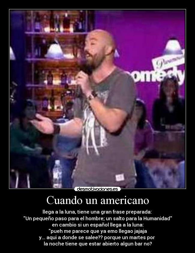 Cuando un americano -