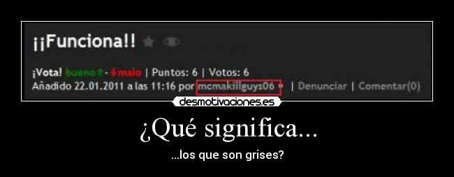 ¿Qué significa... -