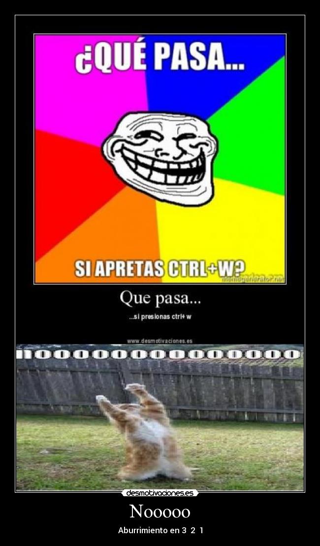 Nooooo - Aburrimiento en 3 2 1