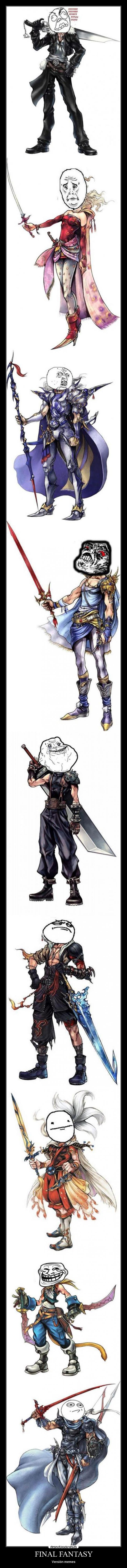 FINAL FANTASY - Versión memes
