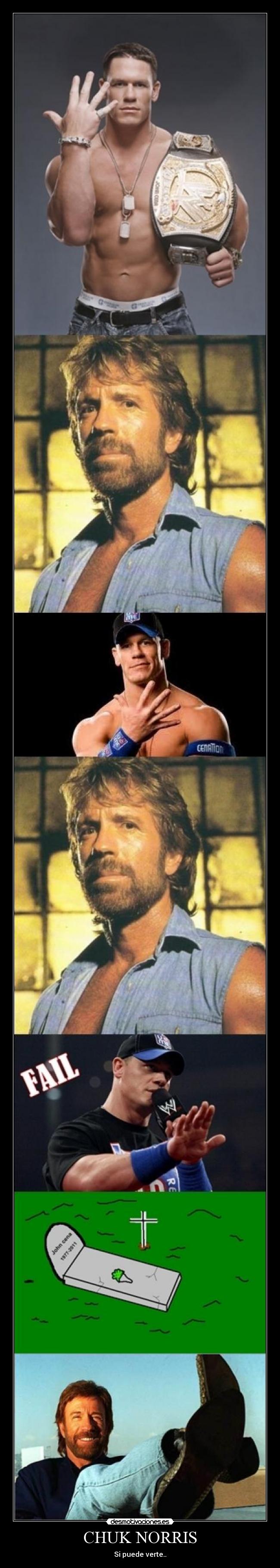 carteles puedes ver ake sii chuck norris sii desmotivaciones