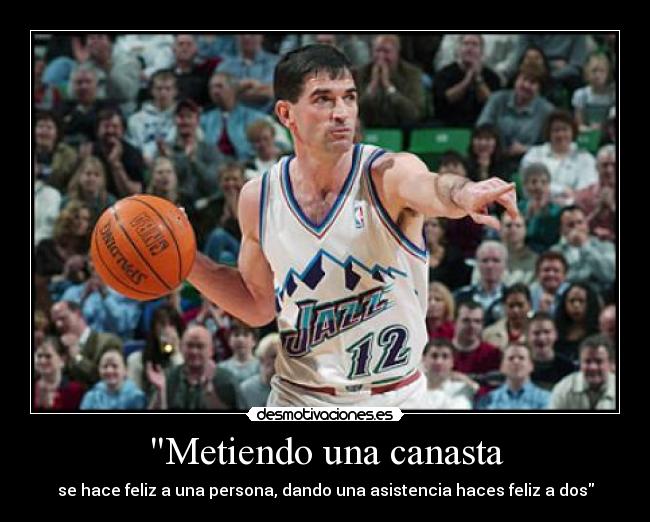 Metiendo una canasta - 