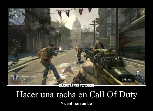 Hacer una racha en Call Of Duty -