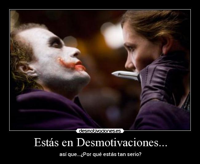 Estás en Desmotivaciones... -