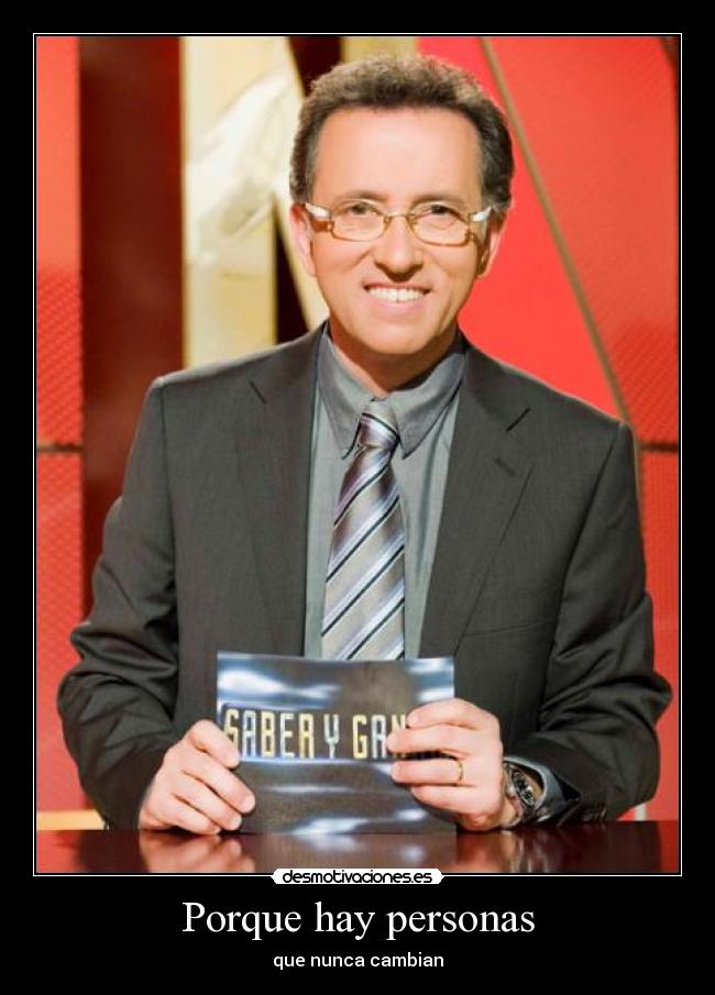 Porque hay personas - 