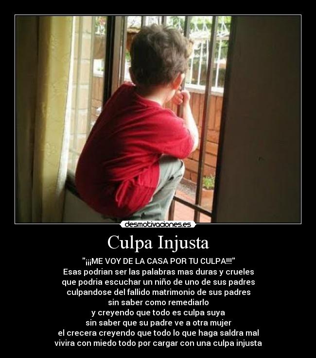 carteles culpa injusta desmotivaciones