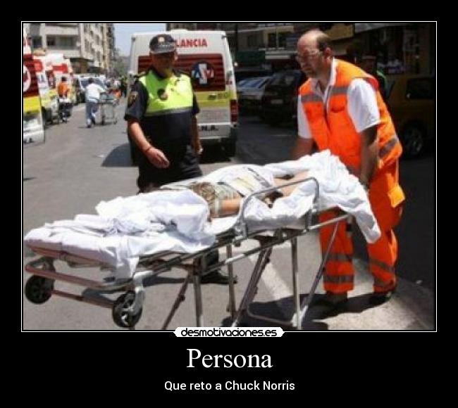 Persona - Que reto a Chuck Norris
