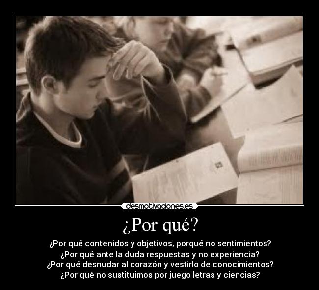¿Por qué? -