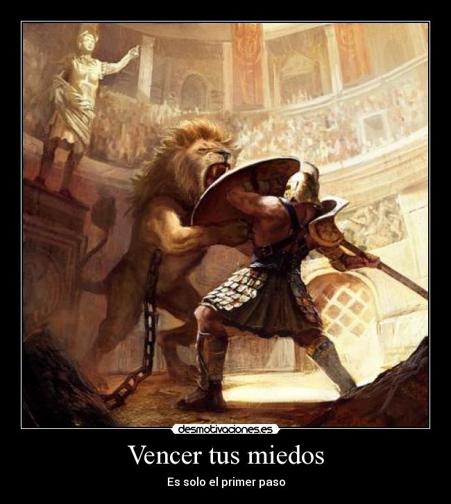 Vencer tus miedos -