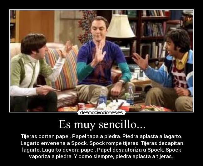 Es muy sencillo... -