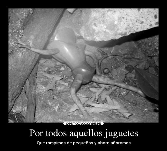 Por todos aquellos juguetes -