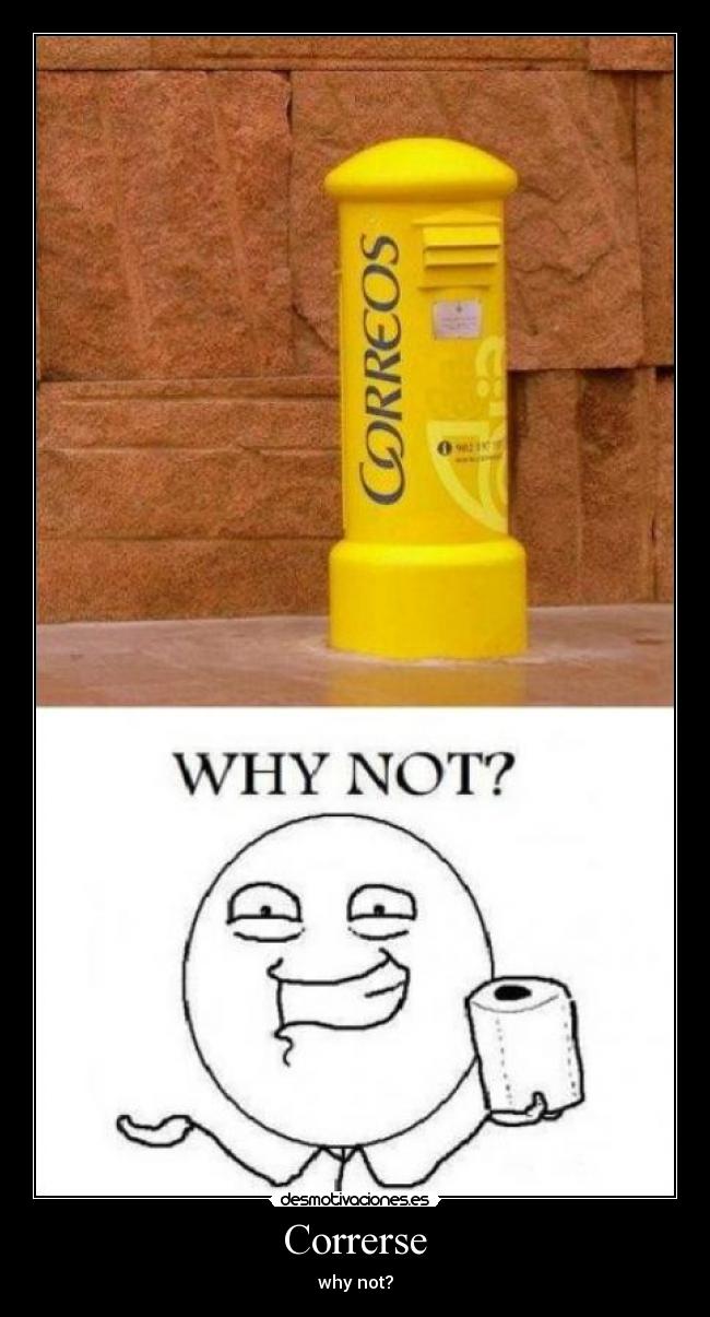 Correrse - why not?