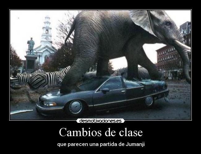 Cambios de clase -