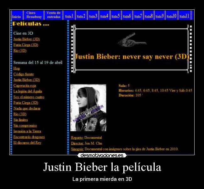 Justin Bieber la película -