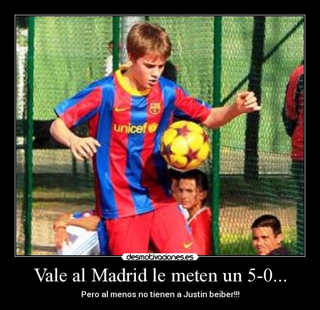 Vale al Madrid le meten un 5-0... - 