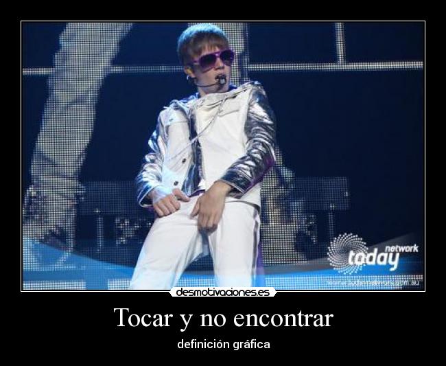 Tocar y no encontrar -