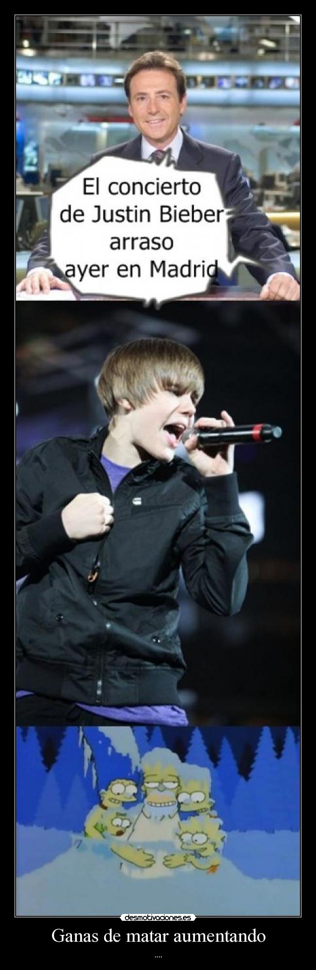 Ganas de matar aumentando - ....