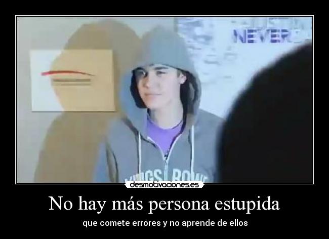 No hay más persona estupida -