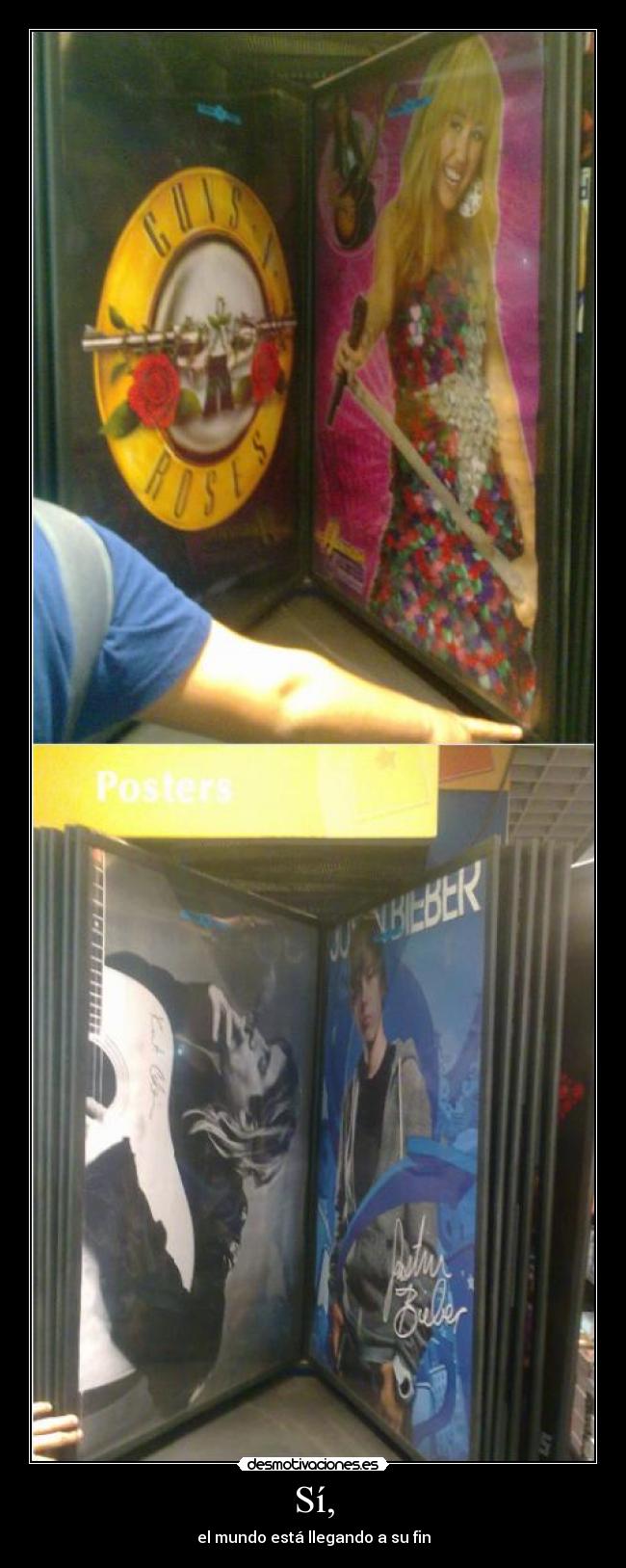 carteles si mundo esta llegando fin desmotivaciones