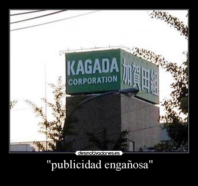 publicidad engañosa - 