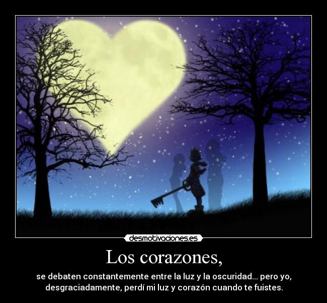 Los corazones, - 
