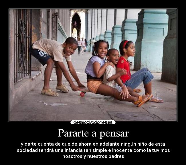 carteles pararte pensar desmotivaciones